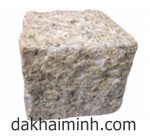 Đá cubic-Đá cây màu vàng #105 - Da Vien_gvcb 10x10x5 #105