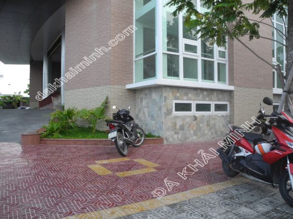 HKM1036 -Đá Xanh vàng- TƯỜNG RÀO- Đá tự nhiên trang trí Khải Minh