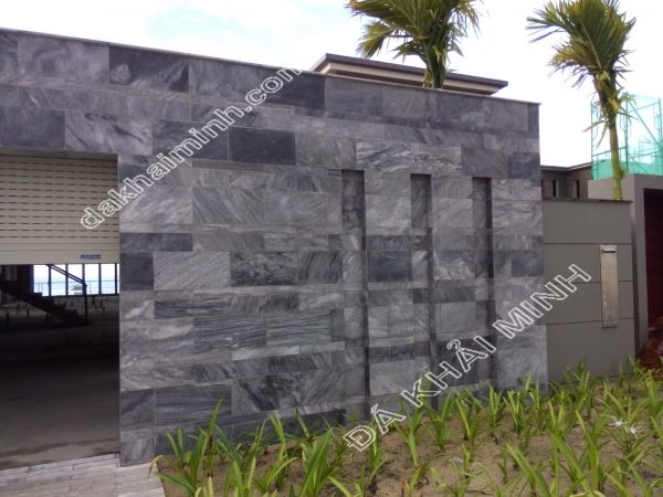 HKM1469 -#485 – Hkm1469 -Đá Đen Xám- TƯỜng NgoÀi- Đá Tự Nhiên Trang Trí Khải Minh