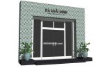 HKM1884 -TƯỜNG MẶT TIỀN- Đá tự nhiên trang trí Khải Minh
