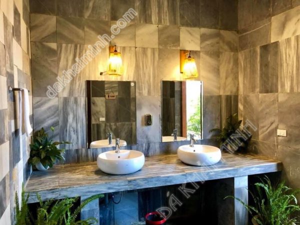 HKM2004 -Đh #206 – Hkm2004 -Đá Đen Xám- PhÒng TẮm – Wc- Đá Tự Nhiên Trang Trí Khải Minh
