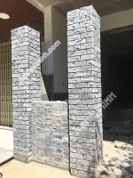 HKM2139 -Đá Đen xám- CỘT – TRỤ – CỔNG- Đá tự nhiên trang trí Khải Minh