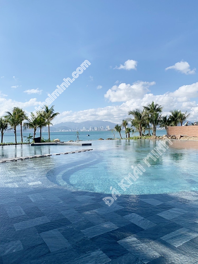 Hkm2373 -Đá Xám đen- HỒ BƠi - HỒ CẢnh- Đá Tự Nhiên Trang Trí Khải Minh