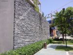 HKM2413 -Đá Đen xám- TƯỜNG RÀO- Đá tự nhiên trang trí Khải Minh