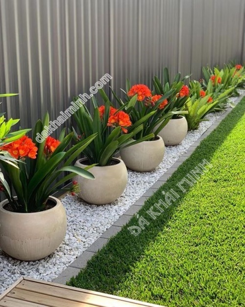 HKM254 -BỒN CÂY- Đá tự nhiên trang trí Khải Minh