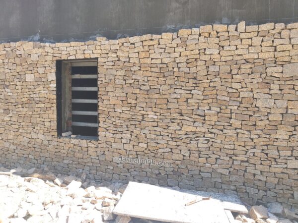 Hkm3204 Đá Granite ốp tường màu vàng #524 -Đá Vàng- TƯỜng- Đá Tự Nhiên Trang Trí Khải Minh