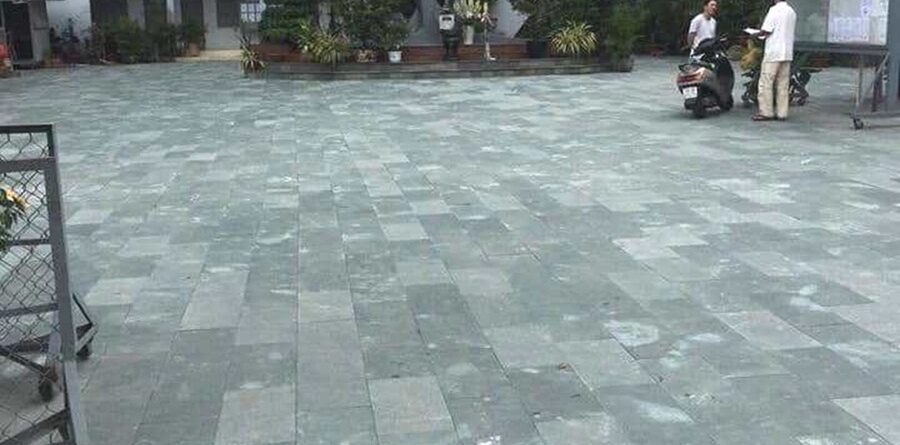 Đá Hoa lát nền màu xanh #196 -Đá Xanh đậm- lát sân- Đá Tự Nhiên Trang Trí Khải Minh
