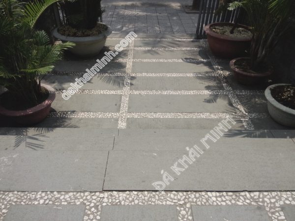HKM550 -Đá Xám- ĐƯỜNG ĐI – SÂN BÃI- Đá tự nhiên trang trí Khải Minh