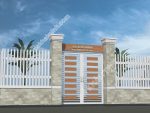 HKM619 -Đá Vàng sẫm- TƯỜNG RÀO- Đá tự nhiên trang trí Khải Minh