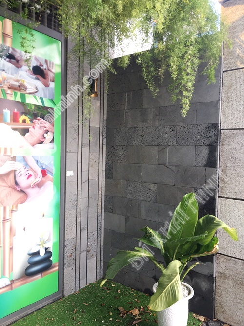 Hkm645 -Đá Xám đậm- CỘt - TrỤ - CỔng- Đá Tự Nhiên Trang Trí Khải Minh
