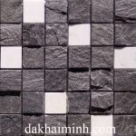 Đá chẻ phiến ốp tường màu đen #262 - Mosaic Xdts 45x45 #262
