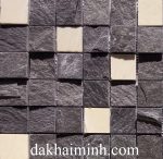 Đá chẻ phiến ốp tường màu đen #264 - Mosaic Xdvk 45x45 #264