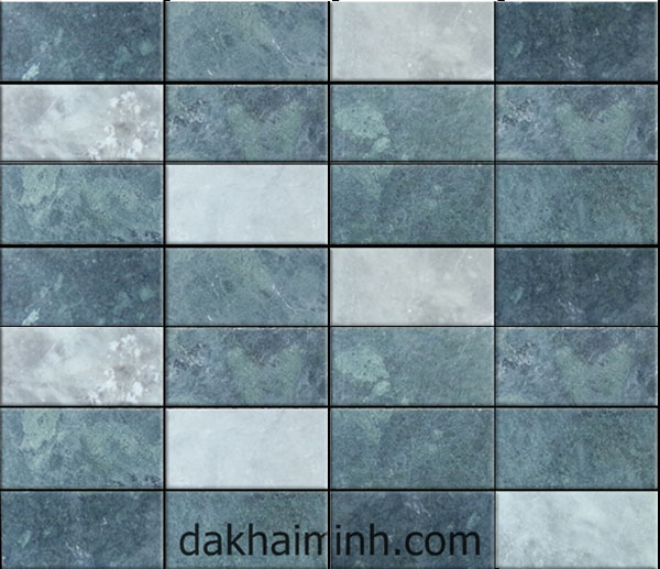 Đá Hoa ốp tường màu xanh #1645 - Mosaic Xrbmkr 48x98 #1645