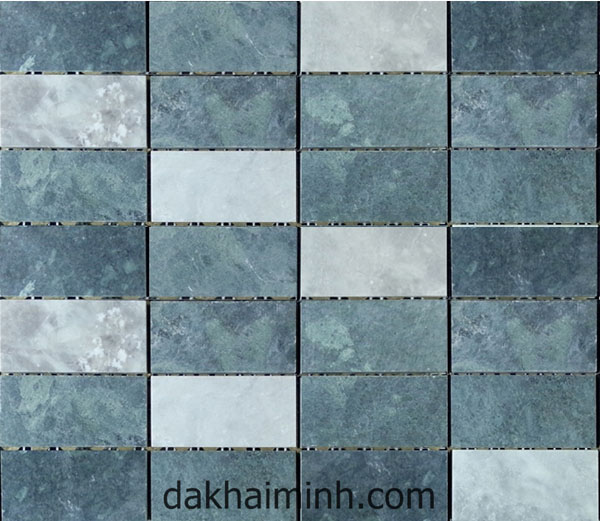 Đá Hoa ốp tường màu xanh #1669 - Mosaic Xrbmkr 48x98 #1669