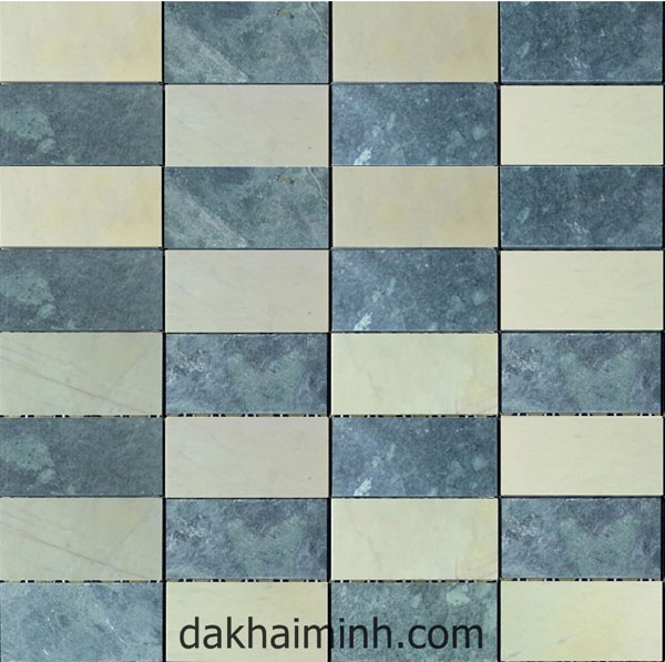 Đá Hoa ốp tường màu xanh #1600 - Mosaic Xrvkkcr 48x98 #1600