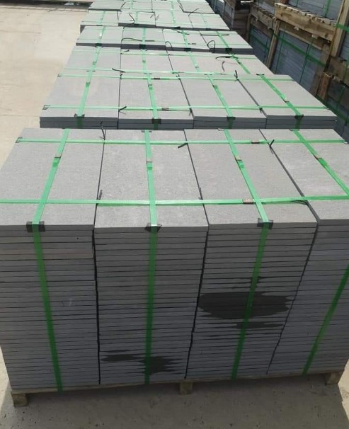Đá Sa thạch lát nền màu xanh đóng kiện