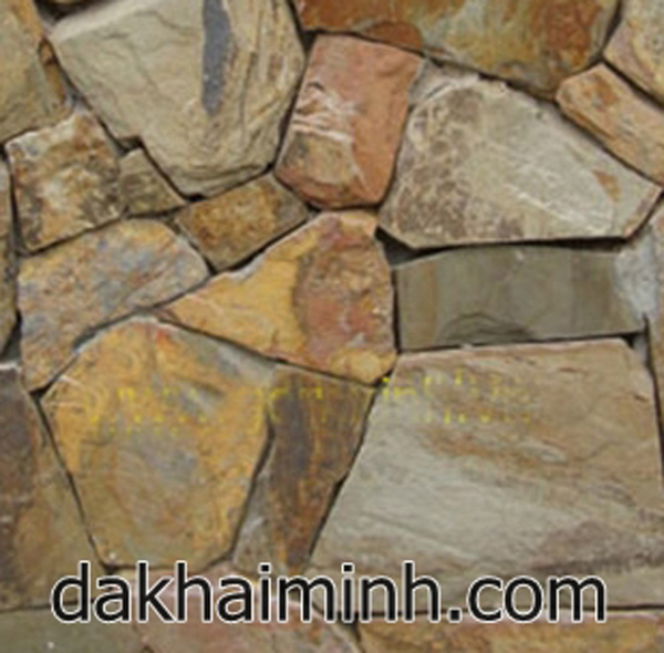 Đá chẻ phiến ốp tường màu nâu #1102 - Da-che-vang-tu-do-da-nang