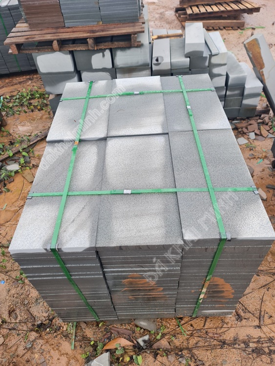 Đá Sa thạch lát nền màu xanh #125 - Xsb (3)