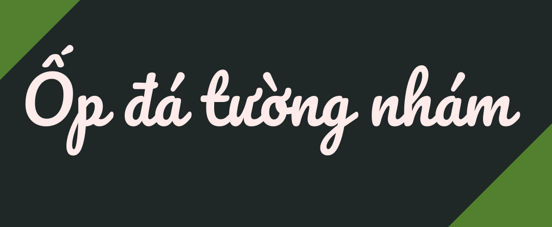 đá ốp Tường Nhám