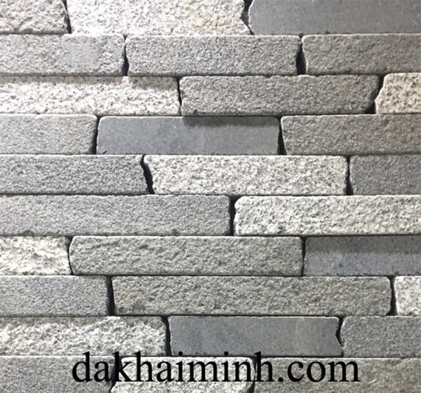 Đá Granite ốp tường màu xám #1771 - Km44 Que Xám Trắng 5cm #1772