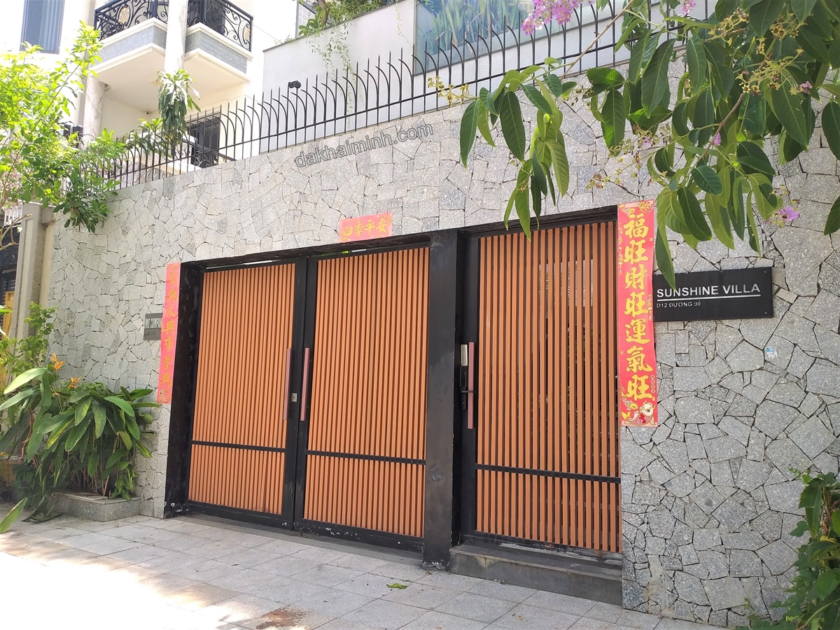 Nhà đẹp với đá rối granite trắng tại Thanh Mỹ Lợi quận 2 TPHCM