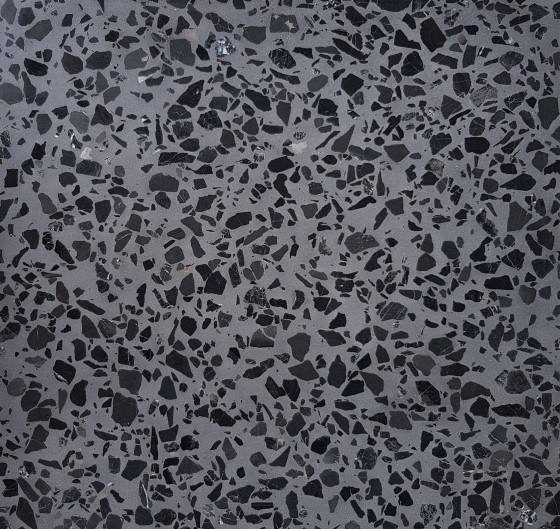 Gạch Terrazzo đá Mài màu xám đen