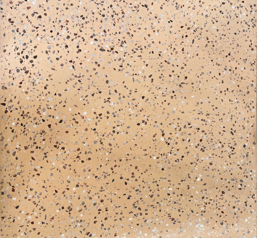 Gạch Terrazzo đá Mài màu vàng