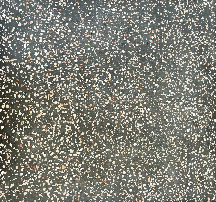 Gạch Terrazzo đá Mài màu xám