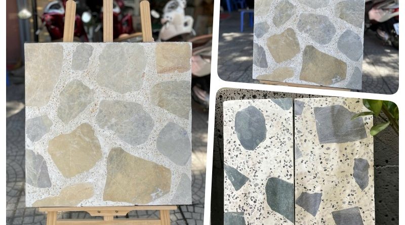 Hình đại Diện đá Mài Terrazzo điểm Viên To