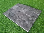 ĐÁ Bazan LÁt SÂn 10x10x2cm Xanh Đn ChẺ Tay
