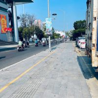Đá granite lát vỉa hè mới tại các tuyến phố Đà Nẵng